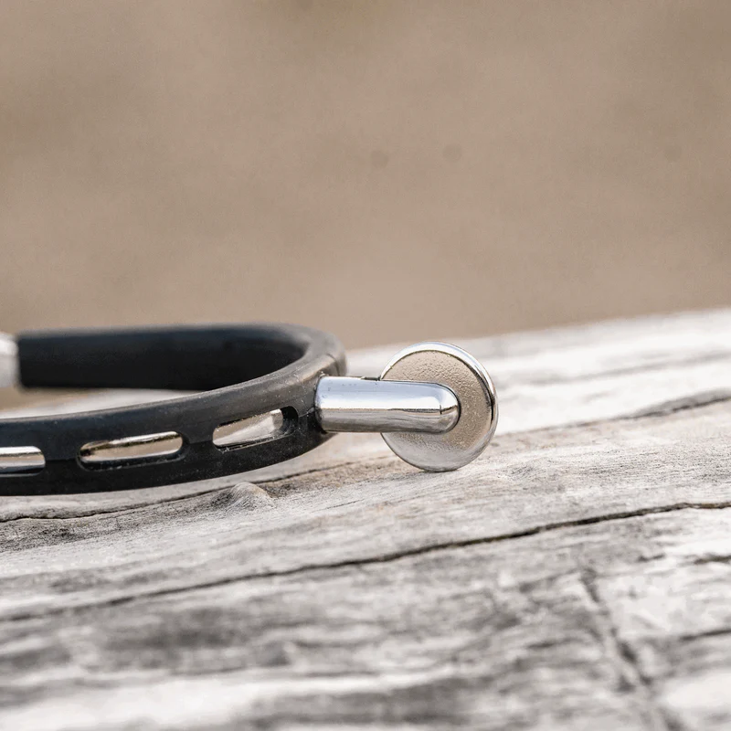 SPERONI ULTRA FIT EXTRA GRIP CON CHIUSURA BALKENHOL - ACCIAIO INOSSIDABILE ARROTONDATI DA 30 MM., CON ROTELLA LARGA