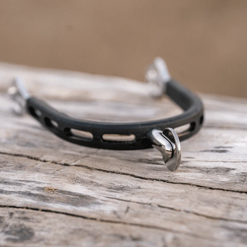 SPERONI ULTRA FIT EXTRA GRIP CON CHIUSURA BALKENHOL - ACCIAIO INOSSIDABILE ARROTONDATI DA 30 MM., CON ROTELLA LARGA