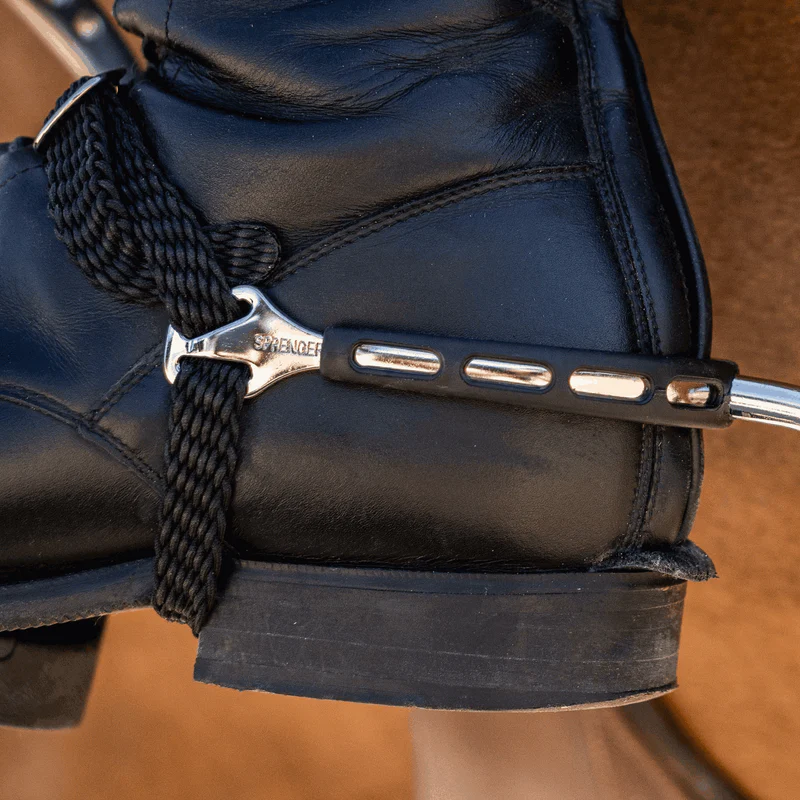 SPERONI ULTRA FIT EXTRA GRIP CON CHIUSURA BALKENHOL - ACCIAIO INOSSIDABILE ARROTONDATI DA 30 MM., CON ROTELLA LARGA