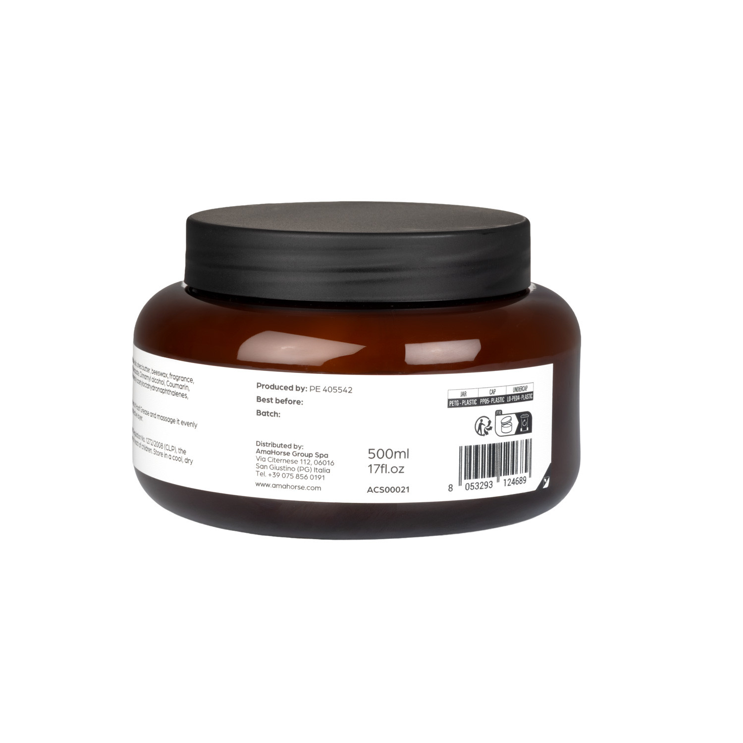 GRASSO PER ZOCCOLI AL BURRO DI KARITÉ 500 ML.