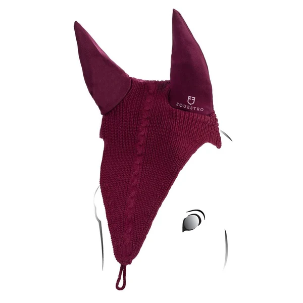 CUFFIETTA CAVALLO LUNGA IN MAGLIA CON LACCETTO AL CHIUDIBOCCA