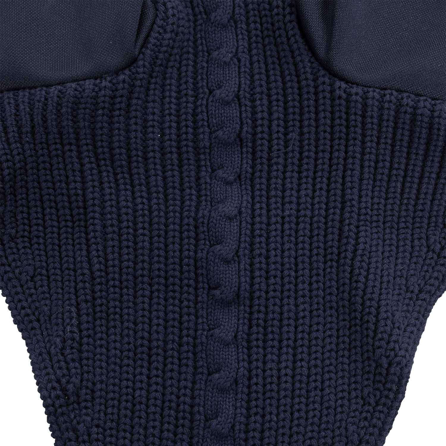 CUFFIETTA CAVALLO LUNGA IN MAGLIA CON LACCETTO AL CHIUDIBOCCA