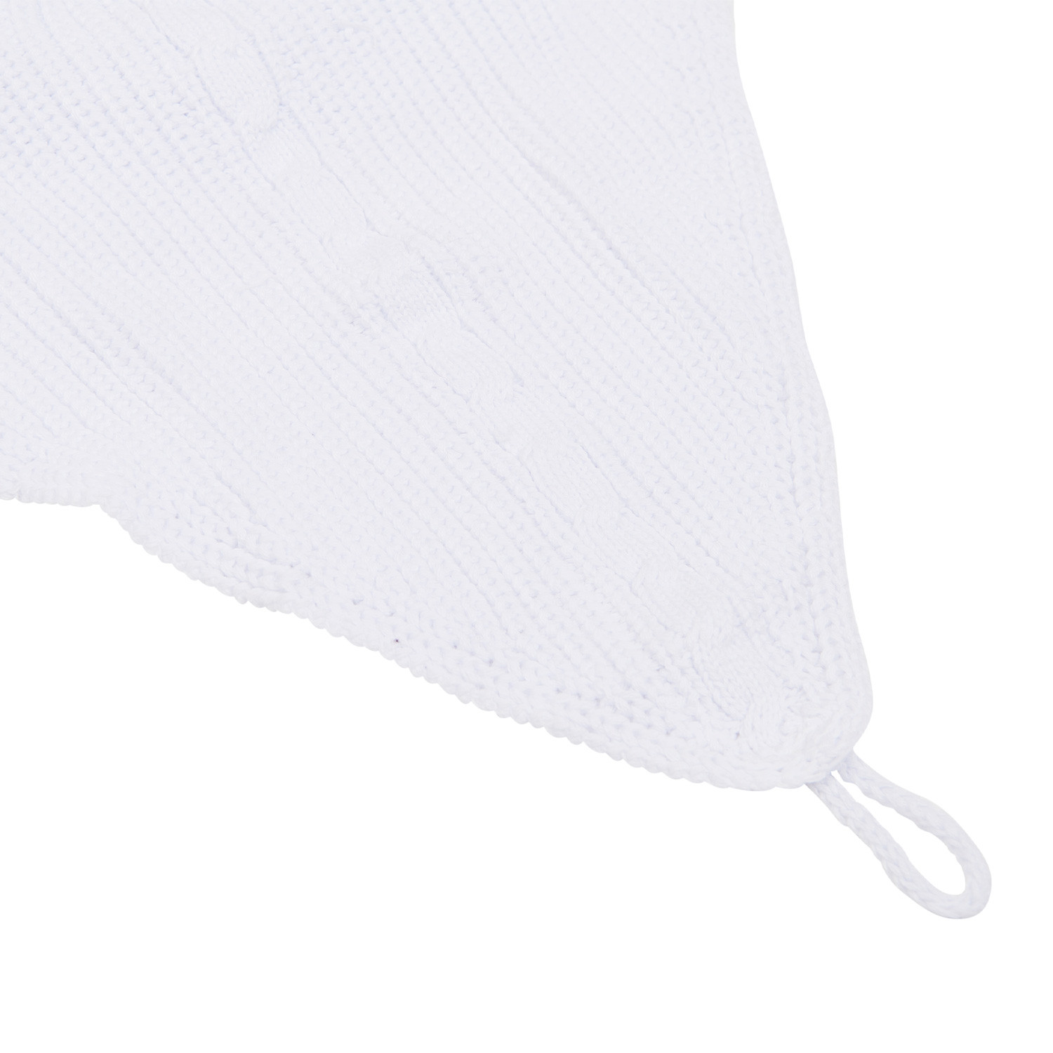 CUFFIETTA CAVALLO LUNGA IN MAGLIA CON LACCETTO AL CHIUDIBOCCA